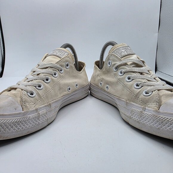 Converse All Star Womens Size 8 White Low Top Casual Sneakers Shoes Walking - Picture 3 of 13